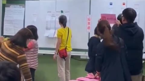 Hand Counted Ballots in Taiwan