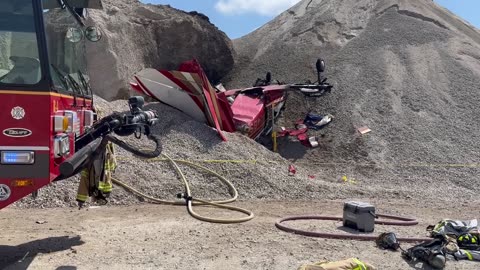 Two Dead, One Critically Injured After Plane Crashes Into Dirt Mound Near McKinney Airport