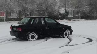 Drifting on snow