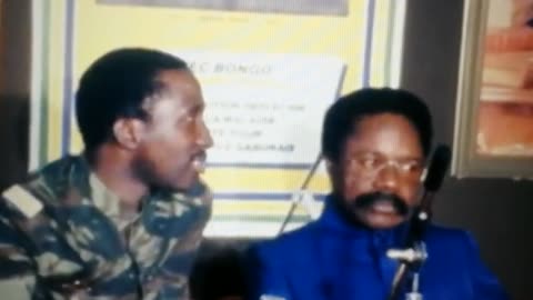 Thomas Sankara of Burkina Faso State Visit to Gabon Hosted by President Omar Bongo - June 1984