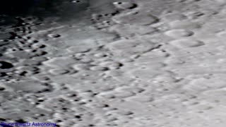 Lines on the Moon's Surface Leading To Mares and craters