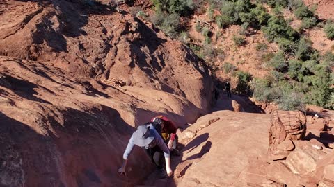 Cathedral Rock Climbing - Red Rock Sedona