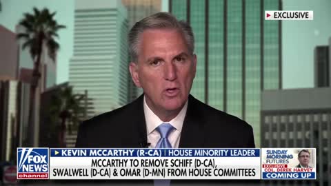 Kevin McCarthy Vows To Remove Schiff, Swalwell, and Omar From Committee Assigments