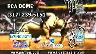 March 4, 2004 - Ad for PBR Indianapolis Invitational Rodeo at RCA Dome