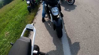 Grom Motorcycle Stoppie/Endo Stunt Crash