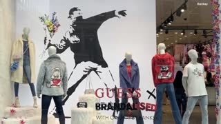 Banksy Calls Out Guess for Using his Artwork