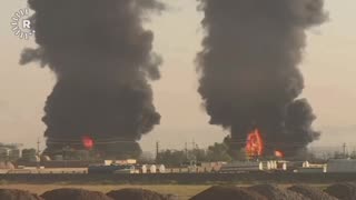 🔥Oil Refinery Still Burning | Iraq 🇮🇶