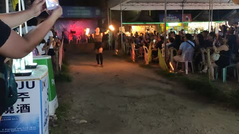 Boracay Island Fireball dancing