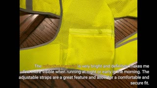 Buyer Reviews: 247 Viz Reflective Running Vest Safety Gear - High Visibility Vest for Women & M...