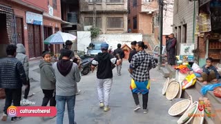 Dhime Baja, Hanuman Dhoka To Guhyeshwari, Guhyeshwari Jatra, Kathmandu, 2080