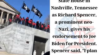 Nazi's Takeover Nashville Statehouse amid Supporting Biden