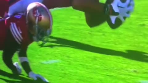 San Francisco 40 Niners interception vs Patrick Mahomes