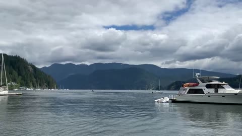 A beautiful lake in Lynn valley Vancouver Canada