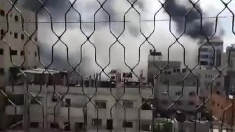 Israeli air strikes on Hamas in the Gaza Strip.