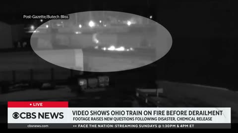 Ohio Train May Have Burned for 20 Miles BEFORE Derailment, Video Shows