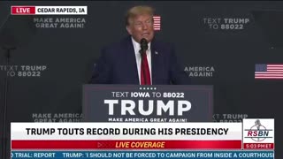 Trump reads criminal evidence against Joe Biden on national TV