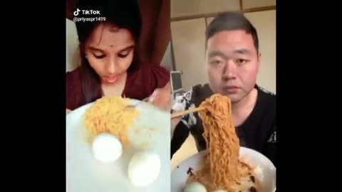 Funny Food Competition on TikTok: India vs. China: Who Will Win? | So Stick