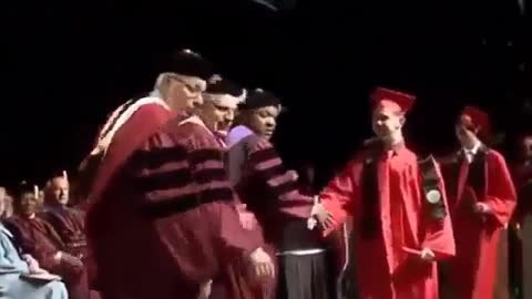 That awkward moment at graduation