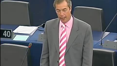 Nigel Farage- 2010 They should have listened to him