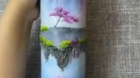 How to paint on a bottle like professional #bottle #paint #professional