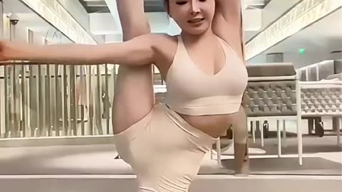 fitness workout yoga Chinese Girls 13