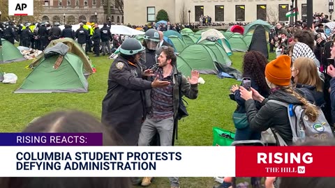 Anti-Israel Protests RAGE At Columbia, BidenCONDEMNS Anti-Semitism on Campus