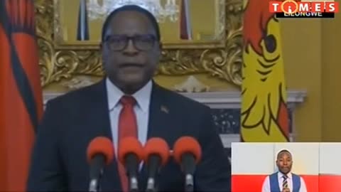 Malawi President Chakwera addresses the nation following VP Dr Saulos Chilima's aircraft crash