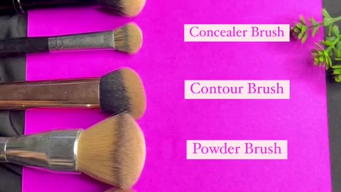 Makeup brush guide