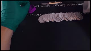 Fitting American Silver Eagles into Airtites (ASMR) trailer #youtubeshorts #shorts #money #ASMR