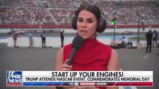 President Trump attends NASCAR event commemorates Memorial Day