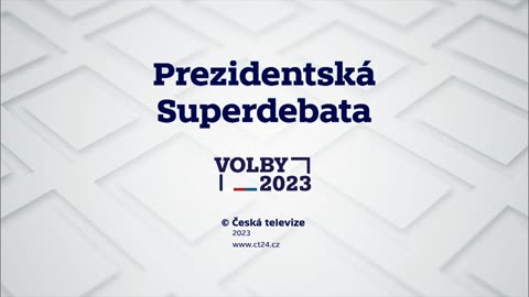 Superdebata - Prezidentské volby 2023 - Česká televize