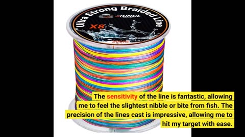 Customer Comments: TRUSCEND X8 Pro Grade Tournament Braided Fishing Line, Ultra Thin & More Pow...