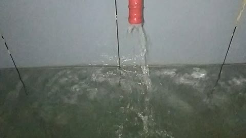 running faucet