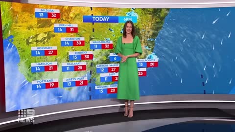 Slight chance of storm in Sydney, Cloudy and grey in Melbourne | 9 News Australia