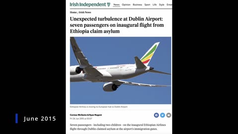 Ethiopian Airlines Timeline Ireland