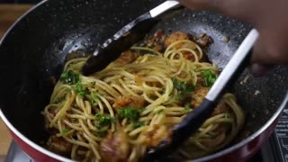Spicy Butter Garlic Shrimp Pasta Recipe YUM YUM PASTA RECIPE Prawn Pasta