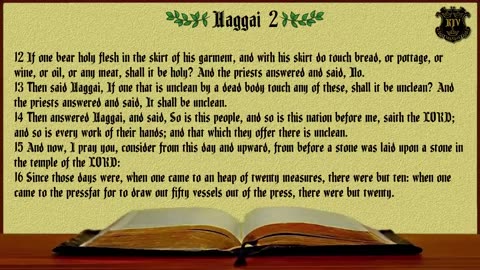 (37) - Haggai (KJV) Dramatized With Words