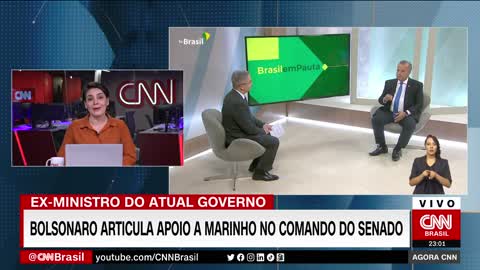 Bolsonaro articula apoio a Marinho no comando do Senado | AGORA CNN