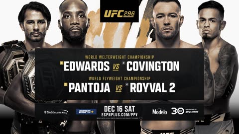 Leon Edwards vs. Colby Covington FINAL FACEOFF | UFC 296 |