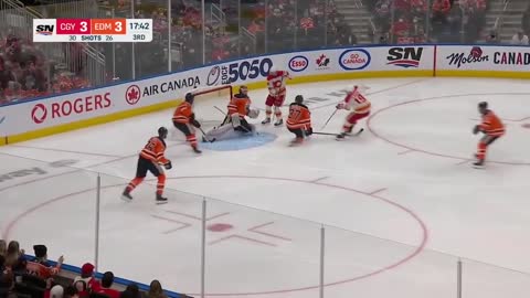 Flames @ Oilers 1_22_22 _ NHL Highlights_15