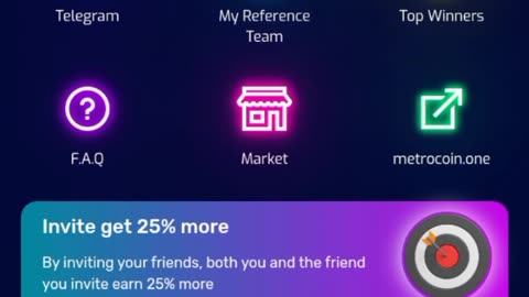 Metro Network | Metro Coin Mining App