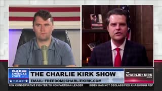 Charlie Kirk: Matt Gaetz is a Serious Threat to the Regime Oct 3
