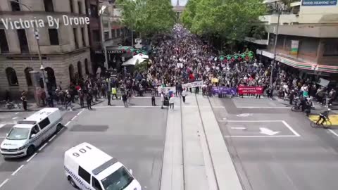 Lock Down Protests in Australia