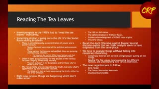 Weekly Webinar #63: “Reading The Tea Leaves”