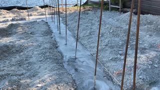 Project Pure22 - Pouring of Footers