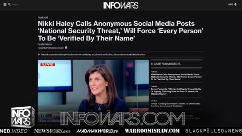 WEF Front Witch Nikki Haley Calls for Americans to be Enslaved by Internet ID