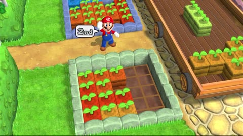 Mario Party 9 Garden Battle - Luigi vs. Peach vs. Mario vs. Toad