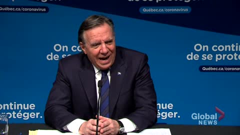 Quebec Premier François Legault Announces the Govt Would Be Imposing a Health Tax on Unvaccinated