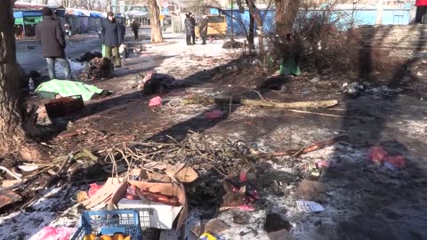 Válečný masakr na Ukrajině: 28 mrtvých na trhu v Doněcku