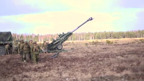 🪖🪖🪖Rains Cold Steel: U.S. Marines fire M777 howitzers during Dynamic Front 19, ADAZI TRAINING AREA